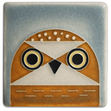 3x3 Owlet - Grey Blue