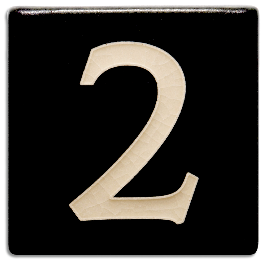 4x4 House Number (Black) - 2