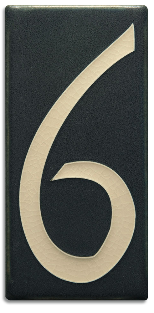 4x8 House Numbers #0-#9 (Black)