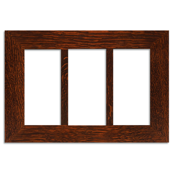 4x8 Triple Frame - Oak
