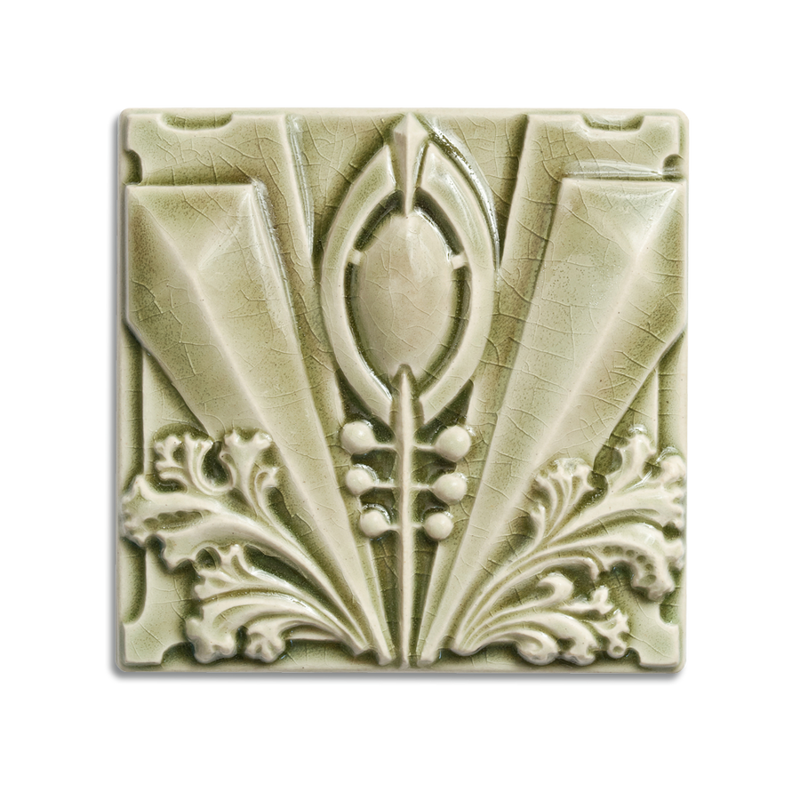 6x6 Archer is available in any of our standard glazes. Shown here in 2010 Celadon