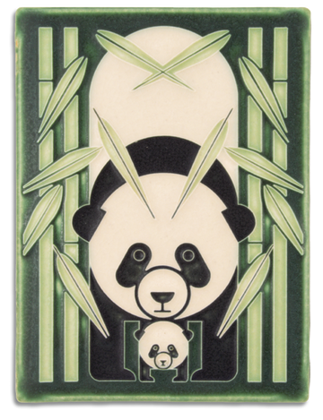 6x8 Panda Panda - Green