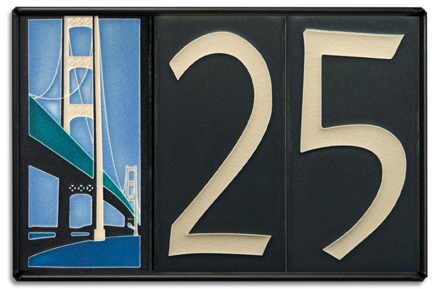 4x8 House Number Frame (Holds Three Tiles)