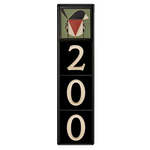 4x4 House Number Frame (Holds Four Tiles)
