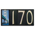 4x8 House Number Frame (Holds Four Tiles)