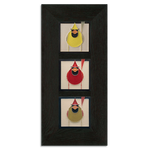 4x4 Cardinals Framed Tile Set