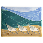 6x8 Beach Birds