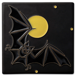 6x6 Bat & the Moon