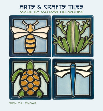 7x7 Arts & Crafts Tiles 2024 Mini Calendar