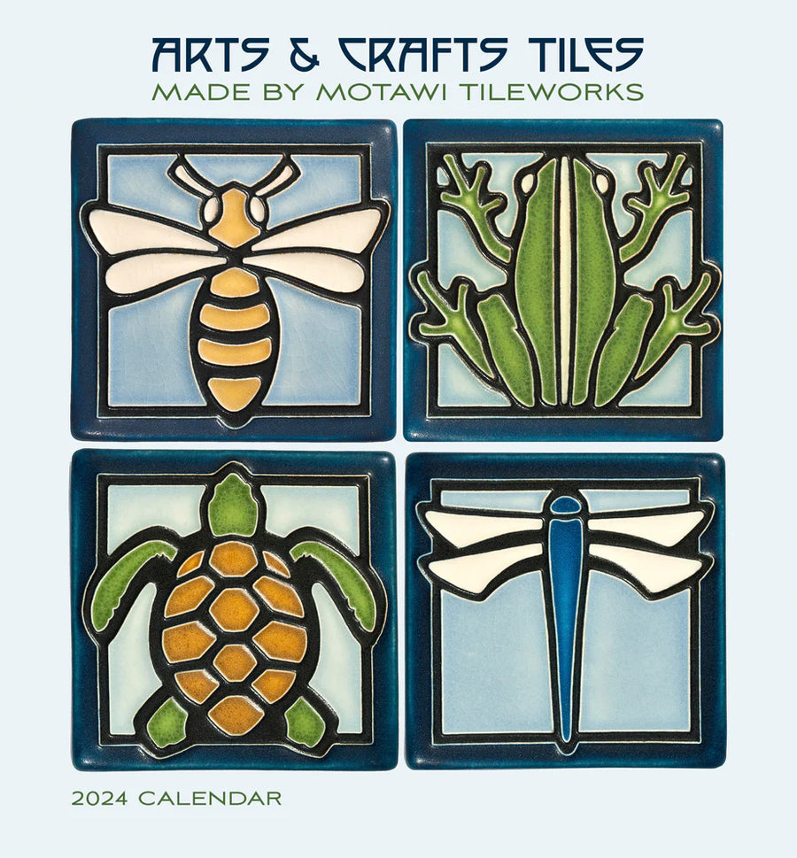 7x7 Arts & Crafts Tiles 2024 Mini Calendar