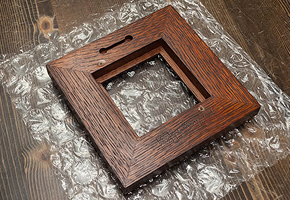 4x4 Triple Frame - Oak | Motawi Tileworks 4x4 Triple Frame - Oak | Motawi Tileworks
