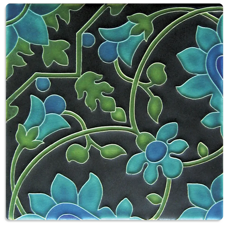 6689 DG | 6x6 Tapestry Wallpaper, Dark Green