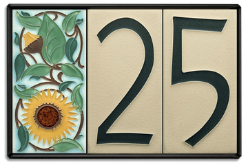 4x8 House Number Frame (Holds Three Tiles)