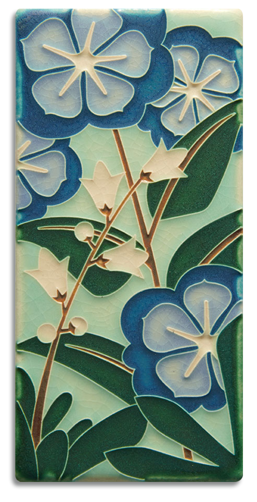 4x8 Starry Flowers - Blue