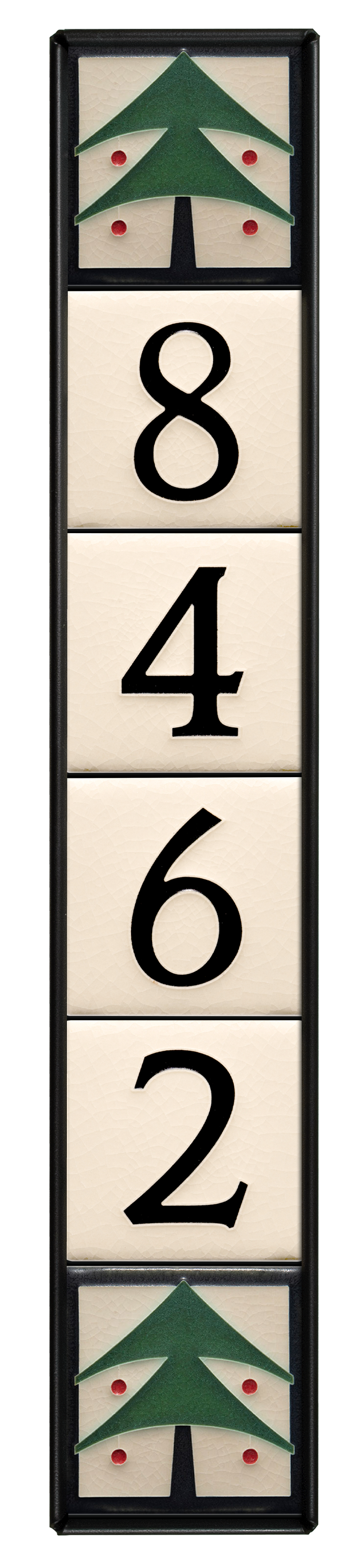 4x4 House Number Frame (Holds Six Tiles)