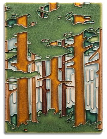 Malibu Tile Coasters - Set of 4 - Jade, Mustard & Sage - Norwegian Wood