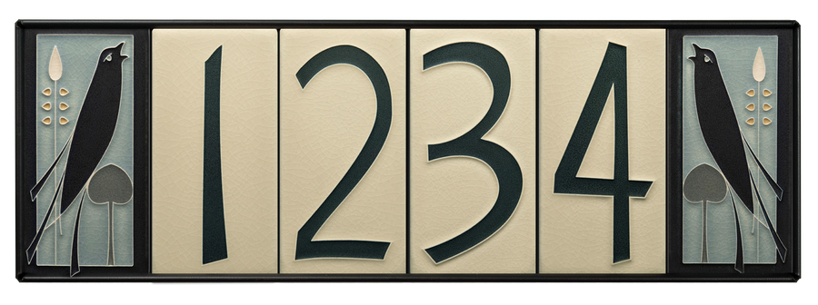 4x8 House Number Frame (Holds Six Tiles)