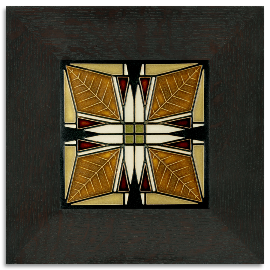 Tile framed in 6x6 Ebony frame