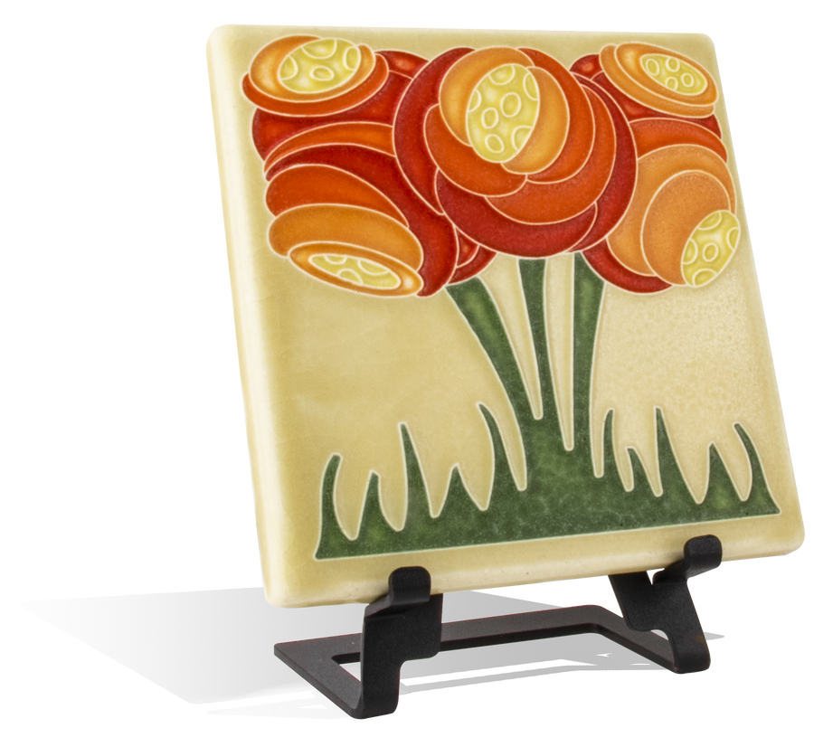 Tile with medium easel