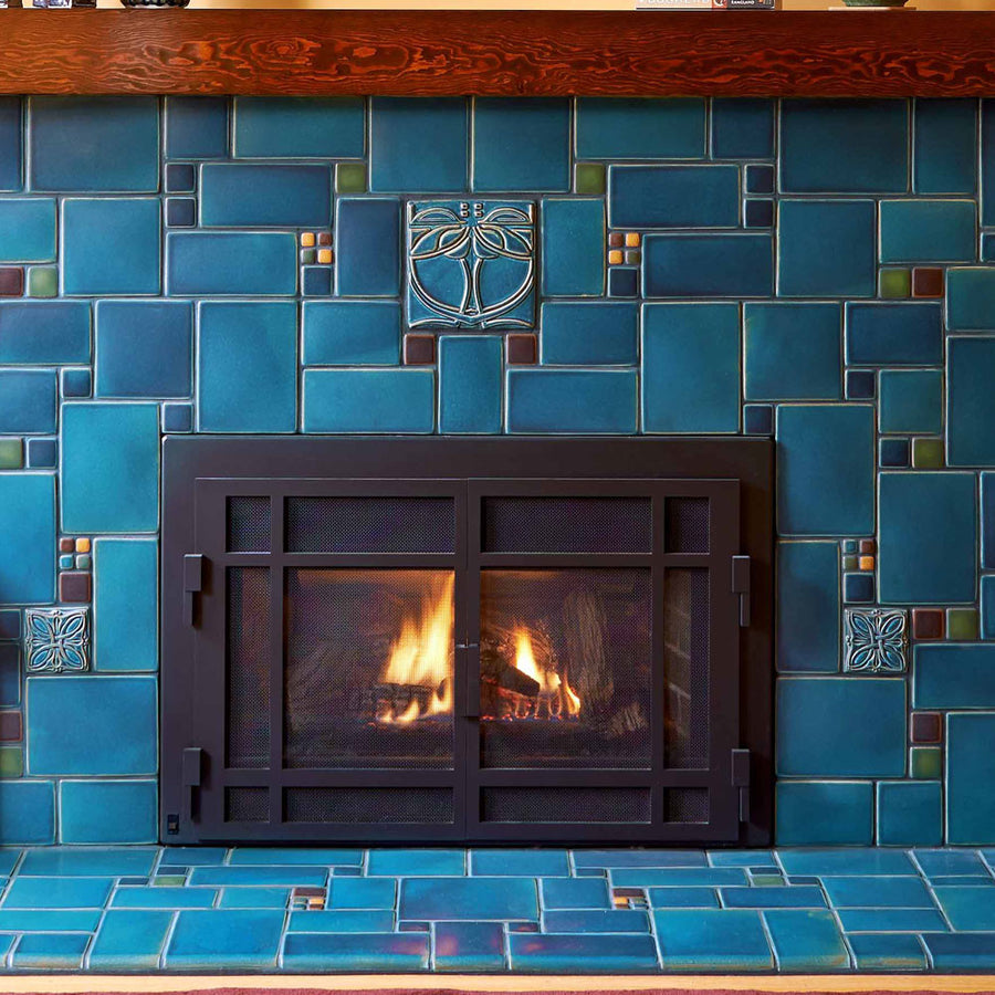 Nouveau Collage Fireplace