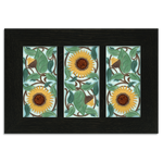 4x8 Sunflower Framed Tile Set